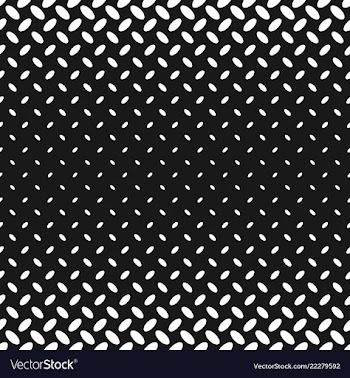 Monochrome repeating halftone diagonal ellipse vector image