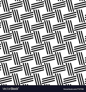 Monochrome repeating line pattern vector image