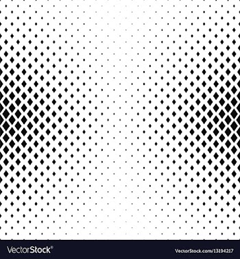 Monochrome rhombus shape pattern design background vector image
