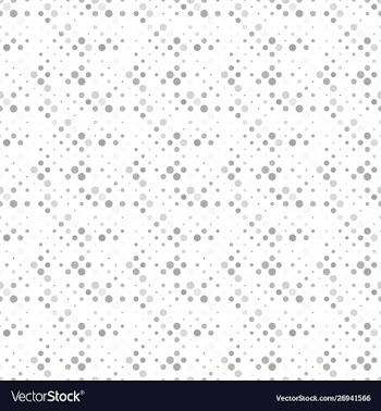 Monochrome seamless abstract geometrical circle vector image