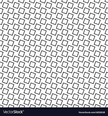 Monochrome seamless abstract square pattern vector image