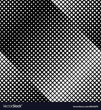 Monochrome seamless diagonal square pattern vector image