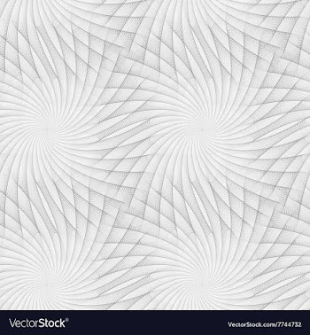 Monochrome seamless fractal veil pattern vector image