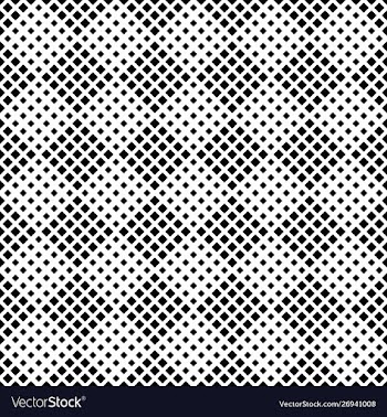 Monochrome seamless geometrical square pattern vector image