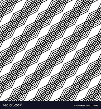 Monochrome seamless stripe pattern vector image