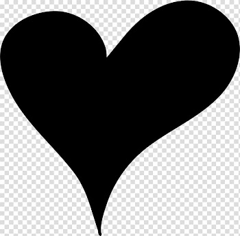 Monochrome Silhouette Organ, heart transparent background PNG clipart