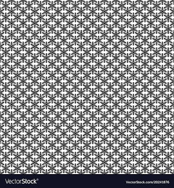 Monochrome simple stylized snowflake pattern vector image