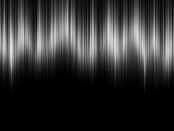 Monochrome Soundwave Visualization