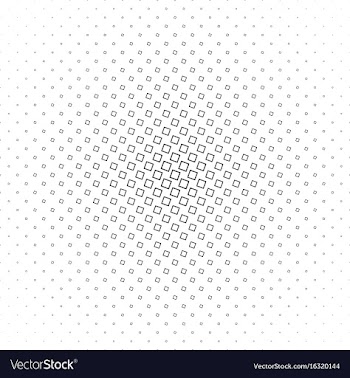 Monochrome square pattern - abstract background vector image