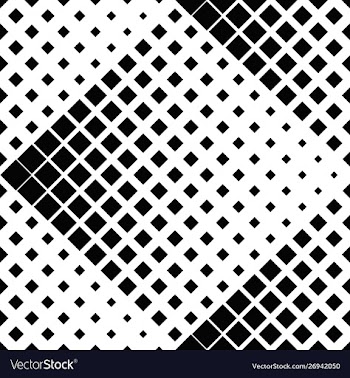 Monochrome square pattern background - abstract vector image