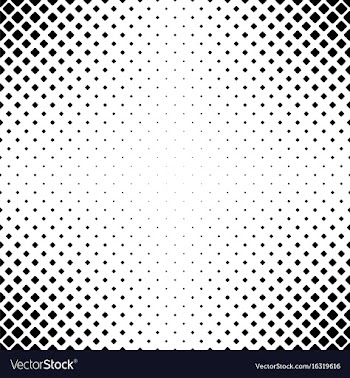 Monochrome square pattern background - black and vector image