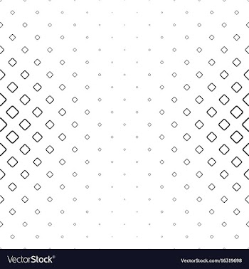 Monochrome square pattern background - black and vector image
