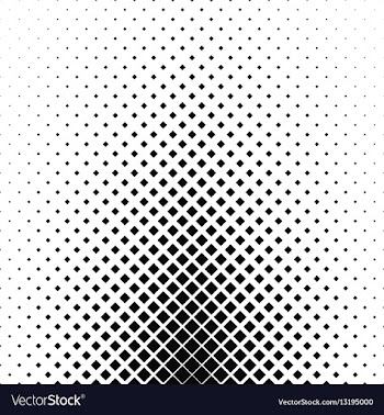 Monochrome square pattern background design vector image