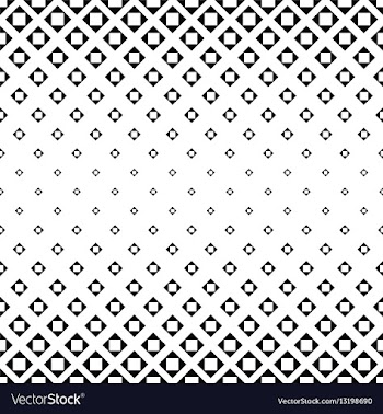 Monochrome square pattern background design vector image