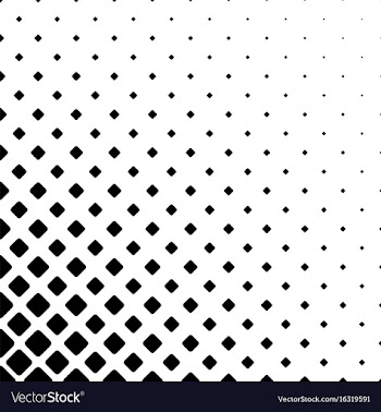 Monochrome square pattern background - geometric vector image