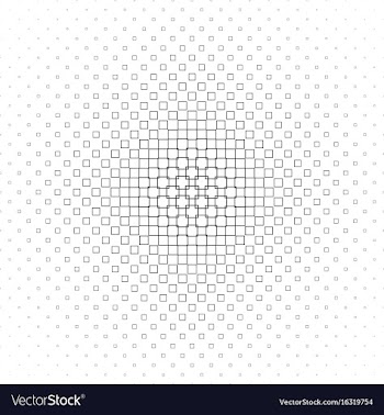 Monochrome square pattern - background graphic vector image