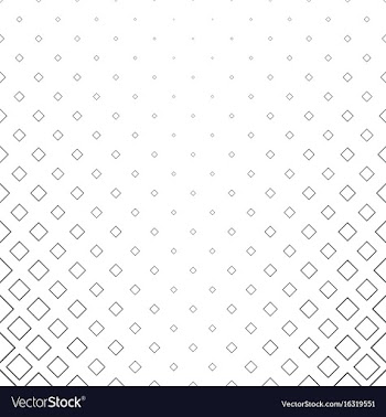 Monochrome square pattern background vector image