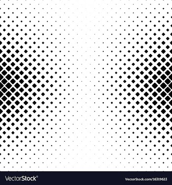 Monochrome square pattern background vector image
