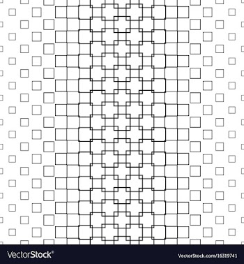 Monochrome square pattern - background vector image