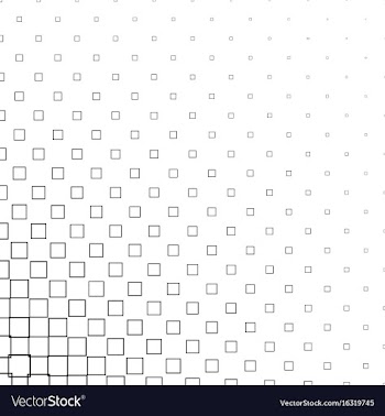 Monochrome square pattern - background vector image