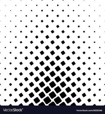 Monochrome square pattern - geometric background vector image