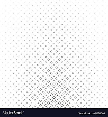 Monochrome square pattern - geometrical abstract vector image