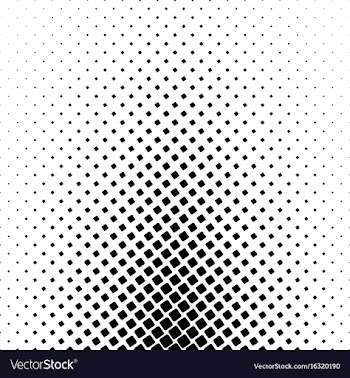 Monochrome square pattern - geometrical abstract vector image