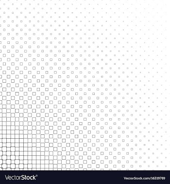 Monochrome square pattern - geometrical vector image