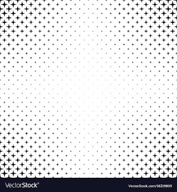 Monochrome star pattern - abstract background vector image