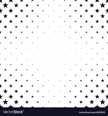 Monochrome star pattern - abstract background vector image