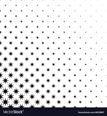 Monochrome star pattern - abstract background vector image