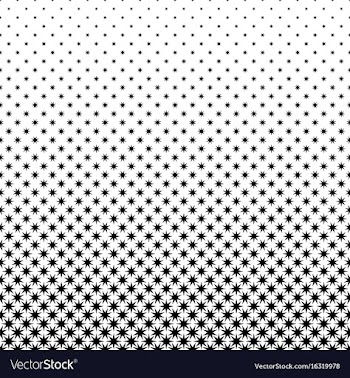 Monochrome star pattern - abstract background vector image