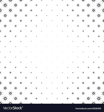 Monochrome star pattern - abstract background vector image