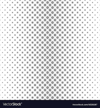 Monochrome star pattern - abstract background vector image