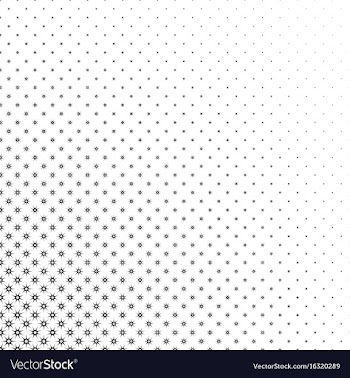 Monochrome star pattern - abstract background vector image