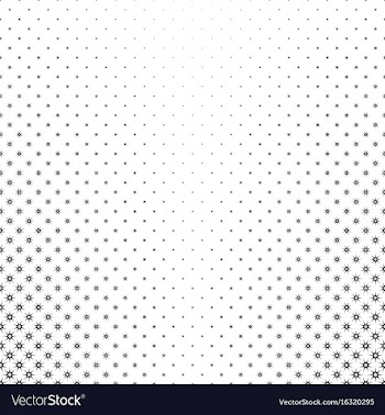 Monochrome star pattern - abstract background vector image