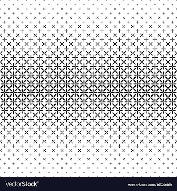 Monochrome star pattern - abstract background vector image