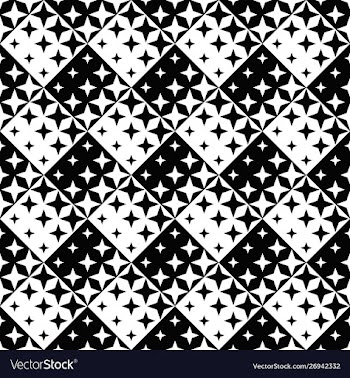 Monochrome star pattern background - abstract vector image