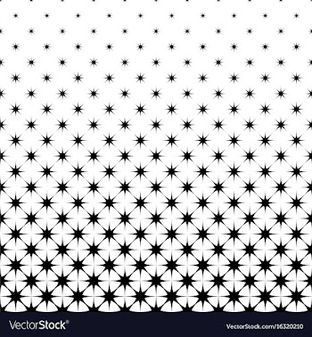 Monochrome star pattern - background design vector image