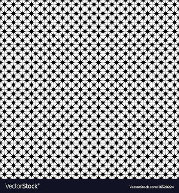 Monochrome star pattern - background design vector image