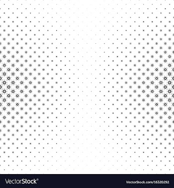 Monochrome star pattern - background from vector image