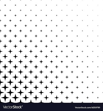 Monochrome star pattern - background graphic vector image