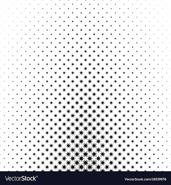 Monochrome star pattern - background graphic vector image