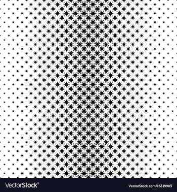 Monochrome star pattern - background graphic vector image