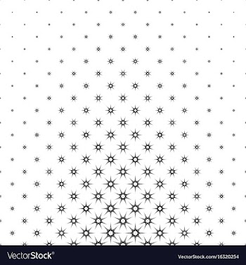 Monochrome star pattern - background graphic vector image
