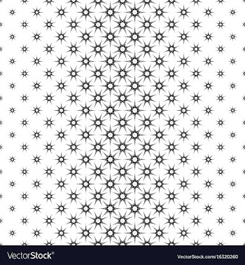 Monochrome star pattern - background graphic vector image
