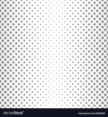 Monochrome star pattern - background graphic vector image