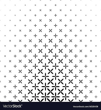 Monochrome star pattern - background graphic vector image