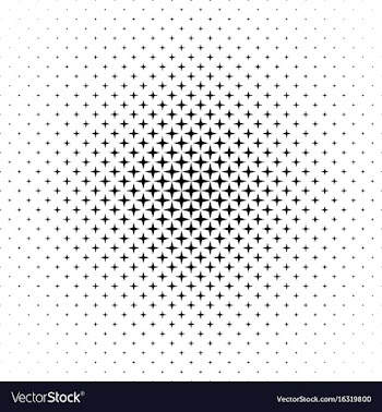 Monochrome star pattern - background vector image