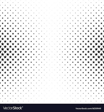 Monochrome star pattern - background vector image